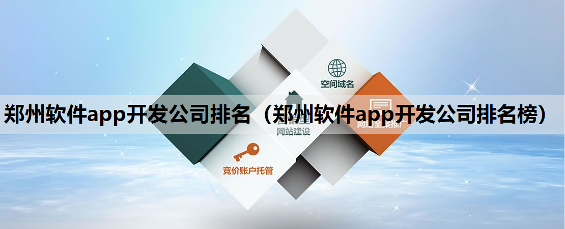郑州软件app开发公司排名（郑州软件app开发公司排名榜）